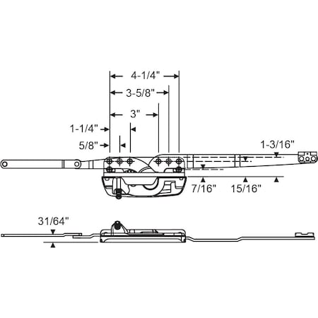 Strybuc Dual Arm Casement Operator 36-468EN